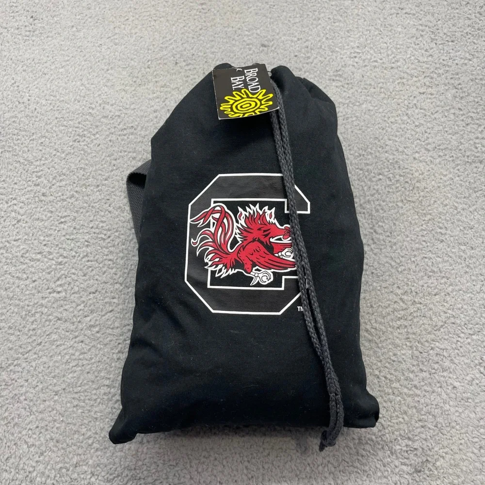 Broad Bay B119 Black USC South Carolina Gamecocks Drawstring Backpack Bag PA